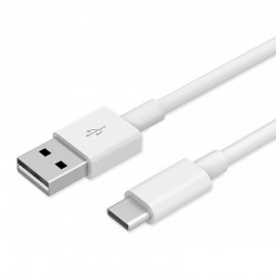 POWERTECH Καλώδιο USB 2.0 σε USB Type-C, 1m, White