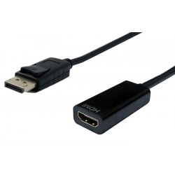 POWERTECH αντάπτορας DisplayPort σε HDMI PTH-032, 4K, μαύρο