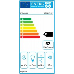 Pyramis Essential Συρόμενος Απορροφητήρας 60cm Λευκός