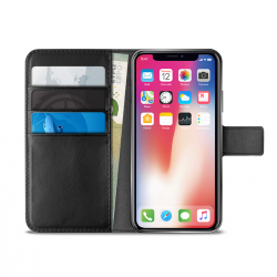 Puro Bookstyle Wallet Θήκη για iPhone Xs Max - Μαύρο