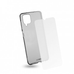 EGOBOO  Tempered Glass + Case TPU Transparent (Samsung A12/A12S/A12N)