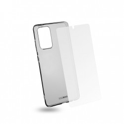 EGOBOO  Tempered Glass + Case TPU Transparent (Samsung A72)