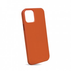 PURO Cover leather look 'SKY' για iPhone 13 6.1' - Πορτοκαλι