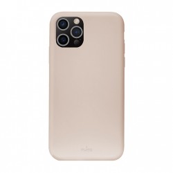 PURO  Cover Silicon with microfiber inside για iPhone 13 Pro Max 6.7"- Ροζ