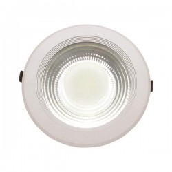 ΦΩΤΙΣΤΙΚΟ ΧΩΝΕΥΤΟ LED COB  Φ220 30W 4000K ΛΕΥΚΟ PLUS