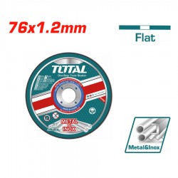 TOTAL ΔΙΣΚΟΣ ΚΟΠΗΣ INOX / ΜΕΤΑΛΛΟΥ 76mm X 1.2mm ΓΙΑ TAGLI76017 (TAC30176)