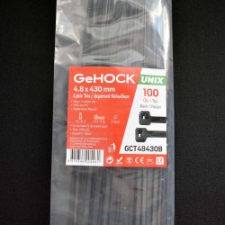 Δεματικά σε Μαύρο Χρώμα 4.8x430mm GeHOCK