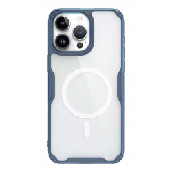 NILLKIN θήκη Nature Pro Magnetic για iPhone 15 Pro Max, διάφανη-μπλε