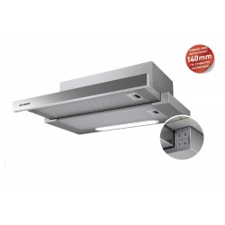 Pyramis Essential Slim Turbo Συρόμενος Απορροφητήρας 60cm Inox