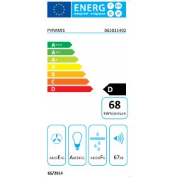 Pyramis Essential Πτυσσόμενος Απορροφητήρας 60cm Καφέ