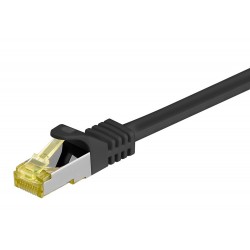 GOOBAY καλώδιο δικτύου 91590, CAT 7 S/FTP, 500 MHz, CU, 1m, μαύρο