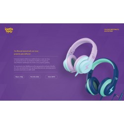 Kiddoboo Headphones P13 Lilac