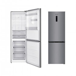 Pyramis FSO 185 Ψυγειοκαταψύκτης NoFrost Υ185xΠ60xΒ68.5εκ. Inox